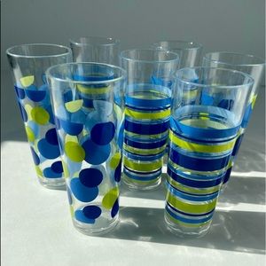 1990’s VTG Blue and Yellow Retro Shot Glasses